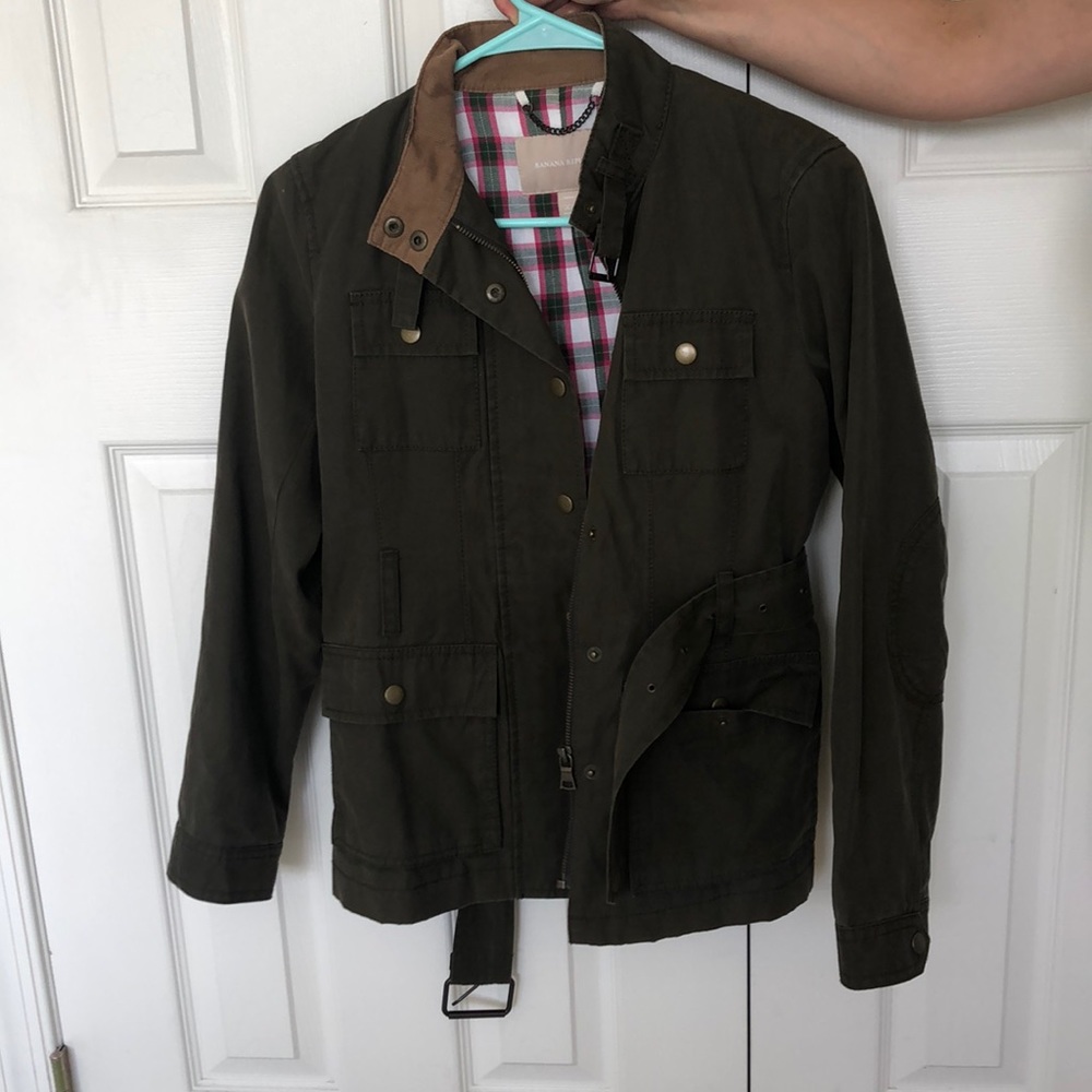 Banana Republic army green jacket